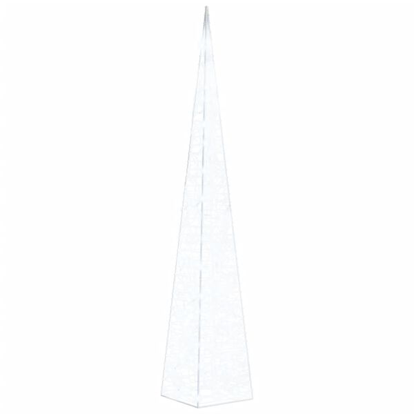 vidaXL LED-Leuchtkegel Acryl Deko Kaltwei&szlig; 120 cm