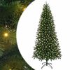 vidaXL K&uuml;nstlicher Weihnachtsbaum Gr&uuml;n 210 cm PE und PVC