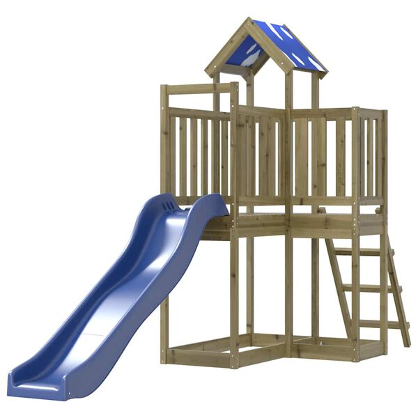 vidaXL Spielturm Impr&auml;gniertes Kiefernholz