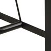 vidaXL Bartisch 110x55x107 cm Massivholz Akazie und Eisen
