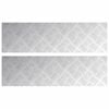 vidaXL Stufenmatten 2 stk. 70 x 20 cm Silber Aluminium Rechtwinklig