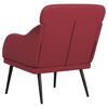 vidaXL Sessel Weinrot 63x76x80 cm Kunstleder