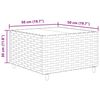 vidaXL 7-tlg. Garten-Lounge-Set mit Kissen Grau Poly Rattan