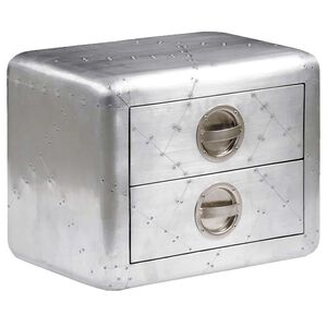 vidaXL Aviator Beistelltisch Aluminium Vintage Flugzeug Stil