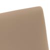 vidaXL Esszimmerst&uuml;hle mit Rollen 2 pcs Cappuccino 57 x 66 x 94 cm