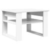 vidaXL Couchtisch Wei&szlig; 64 x 54 x 44 cm Holzwerkstoff