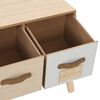 vidaXL TV-Schrank mit 6 Schubladen 130x30x40 cm Massivholz Kiefer