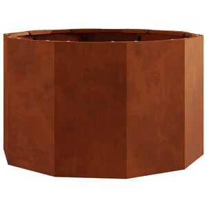 vidaXL Pflanzk&uuml;bel Rostig 60 x 60 x 35 cm Wetterfeststahl