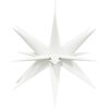 vidaXL LED-Weihnachtsstern Faltbar Wei&szlig; 57 cm