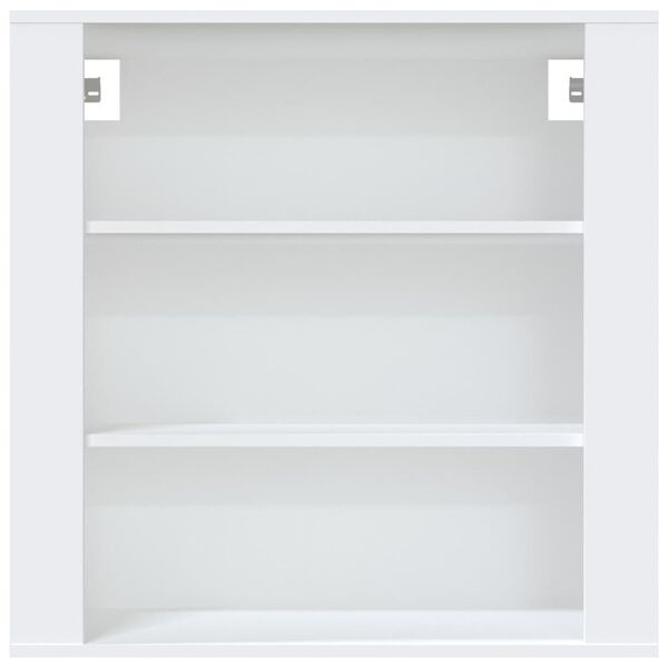 vidaXL Wandschrank Wei&szlig; 80x33x80 cm Holzwerkstoff