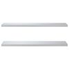 vidaXL Wandregale 2 Stk. 100x30 cm Silbern Edelstahl