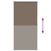 vidaXL Verdunkelungsrollo Kaffeebraun 80x175cm Stoffbreite 75,7 cm