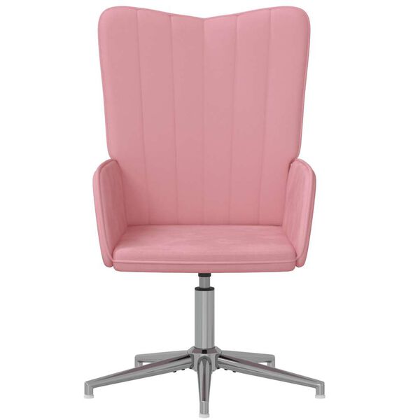 vidaXL Relaxsessel Rosa Samt