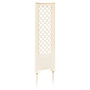 vidaXL Trellis mit Spike PP Wei&szlig;