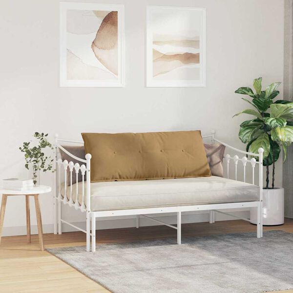 vidaXL R&uuml;ckenkissen Braun 120 x 50 cm Cordstoff