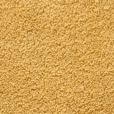 vidaXL Premium-Gästetücher SOLUND 2 Stk. Gold 30x50 cm 600 g/m²