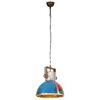 vidaXL H&auml;ngelampe Industrie-Stil 25 W Mehrfarbig Rund 40 cm E27