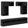 vidaXL TV-Wandger&auml;te 6 pcs Artisan-Eiche Holzwerkstoff