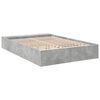 vidaXL Bettgestell Betongrau 160x200 cm Holzwerkstoff