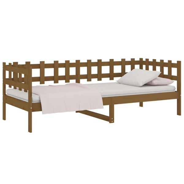 vidaXL Tagesbett Honigbraun 90x200 cm Massivholz Kiefer