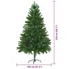 vidaXL Weihnachtsbaum mit 300 LEDs mit St&auml;nder Gr&uuml;n 210 cm PE