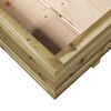 vidaXL Pflanzk&uuml;bel 110x110x26,5 cm Kiefernholz Impr&auml;gniert