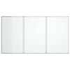 vidaXL Magnetisches Whiteboard Klappbar 150x100x1,7 cm Aluminium