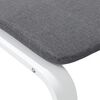 vidaXL Fu&szlig;hocker Dunkelgrau 51x41x40 cm Stoff