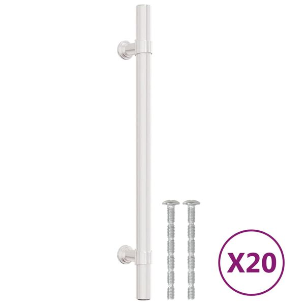 vidaXL M&ouml;belgriffe 20 Stk. Silbern 160 mm Edelstahl