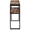 vidaXL Konsolentisch 150x30x75 cm Altholz Massiv