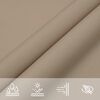 vidaXL Sonnensegel Oxford-Gewebe Dreieckig 5x5x6 m Taupe