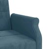 vidaXL Schlafsofa mit Kissen Schwarz Samt