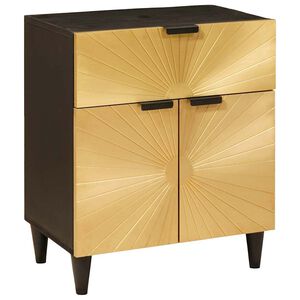 vidaXL Nachttisch mit Schubladen 50 x 33 x 60 cm Massivholz Mango