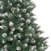 vidaXL Künstlicher Weihnachtsbaum mit 300 LEDs Grün 126 x 126 x 180 cm