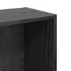 vidaXL B&uuml;cherregal Schwarz Eichen-Optik 80 x 24 x 76 cm Holzwerkstoff