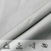 vidaXL Sonnensegel Hellgrau 3x2 m 100% Polyester Oxford