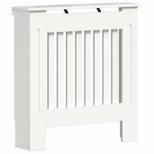 vidaXL Heizk&ouml;rperabdeckung Hochglanz Wei&szlig; 78 x 19 x 81,5 cm