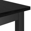 vidaXL Esstischbank 2 pcs Schwarz Eichen-Optik 100 x 32,5 x 48,5 cm