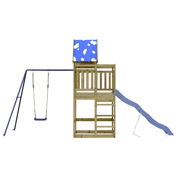 vidaXL Spielturm Impr&auml;gniertes Kiefernholz