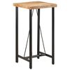 vidaXL Bartisch 55x55x107 cm Massivholz Mango und Eisen