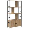 vidaXL B&uuml;cherregal 80 x 30 x 155,5 cm Holzwerkstoff Artisan-Eiche