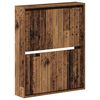 vidaXL Wandmontierter Schuhschrank ZWOLLE 71 x 17 x 86 cm Altholz