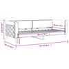 vidaXL Tagesbett Blau 80x200 cm Samt