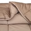vidaXL Ganzjahresbettdecke Gold 240 x 200 cm Satin und Mikrofaser