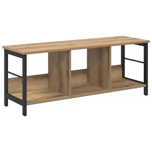 vidaXL B&uuml;cherregal 3 Ebenen 102 x 32 x 40,5 cm Holzwerkstoff