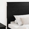 vidaXL Kopfteil mit Kopfteil Schwarz Eichen-Optik 80 cm Holzwerkstoff