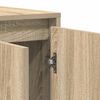 vidaXL Sideboard Sonoma-Eiche 135 x 41 x 75 cm Holzwerkstoff