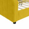 vidaXL Tagesbett Gelb 80x200 cm Samt