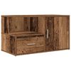 vidaXL Eckregal Altholz-Optik 200x40x45 cm Holzwerkstoff