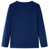 Kinder-Langarmshirt Marineblau 128